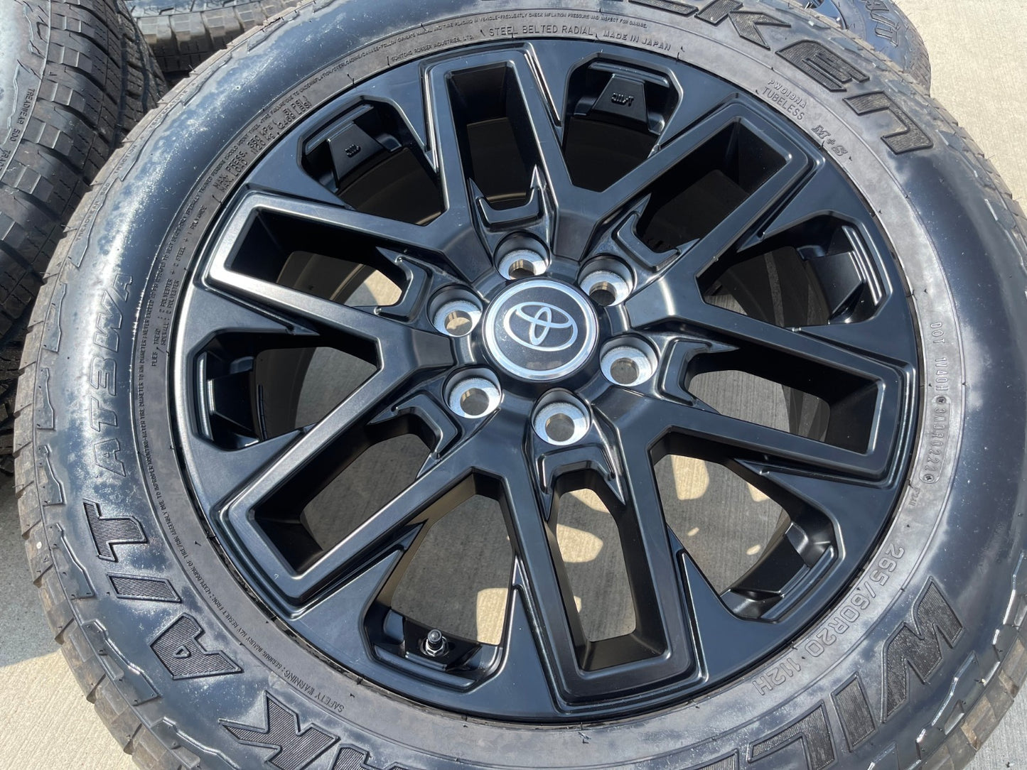 20" Toyota Tundra TRD wheels rims OEM SET TSS # 75276 95295 Sequoia FALKEN A/T3