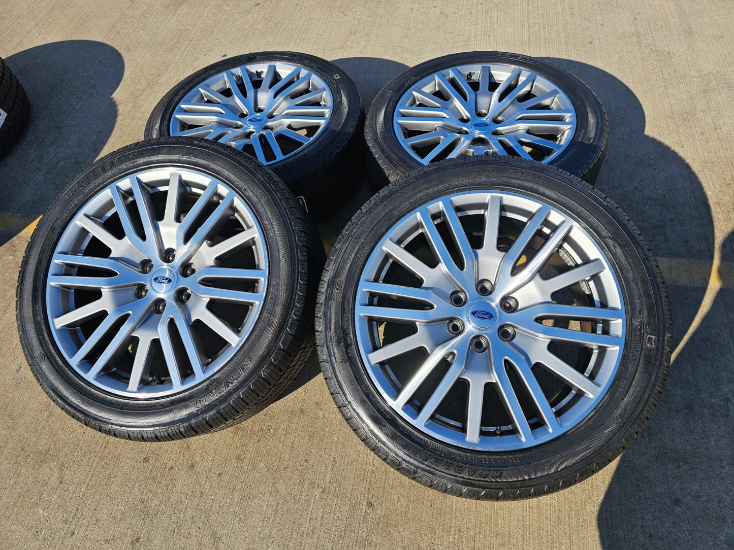 22" Ford F-150 LIMITED Plus OEM rims wheels 10444 Expedition tires GENERAL NEW