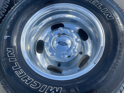 17" Ford F-350 Dually OEM 3618 3619 rims wheels SET tires Michelin LTX A/T2
