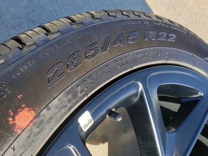 22" Dodge Ram 1500 OEM LIMITED Laramie 2684 2725 wheels rims 2022 2023 2024 NEW