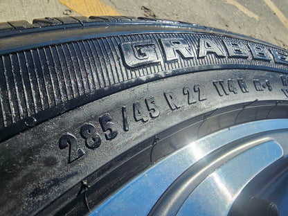 (1) 22" Lincoln Navigator BLACK LABEL OEM 10497 rim wheel 2022 2023 2024 GENERAL