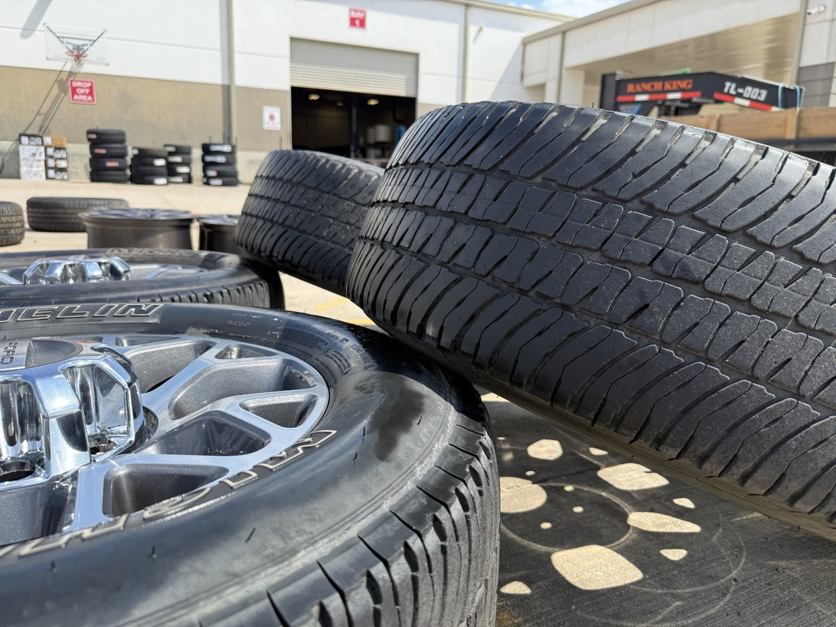 20" Ford F-250 F-350 OEM Lariat wheels rims 10292 tires SET MICHELIN A/T2