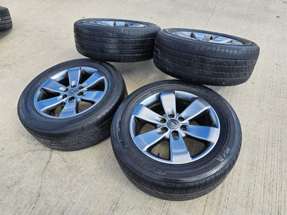 20" Ford Expedition F-150 OEM gray wheels rims 3833 3896 tires BRIDGESTONE