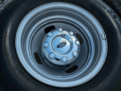 (6) 17" Ford F-350 Dually OEM rims wheels 3615 99016 tires SET MICHELIN M/S2 NEW