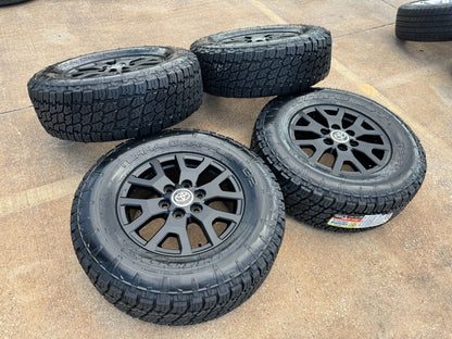 17" Toyota Tacoma 4Runner TRD Matte Black OEM wheels rims tires 2024 2025 NEW
