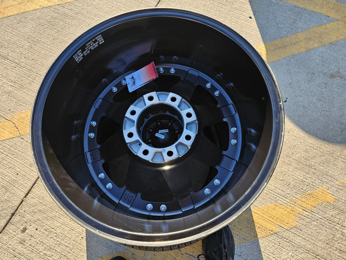 (1) 20x10 4play 4P80R  wheel rim 8x165 NEW ET -24 Chevy GMC Ram 2500 3500