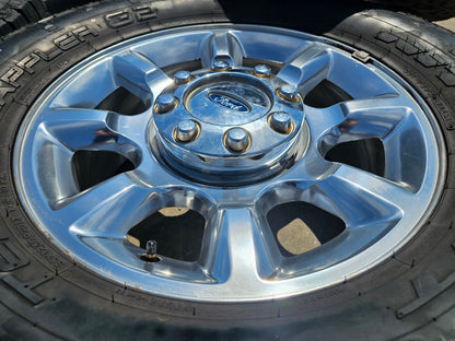 20" Ford F-250 F-350 OEM 3844 LARIAT rims wheels tires NITRO 35"