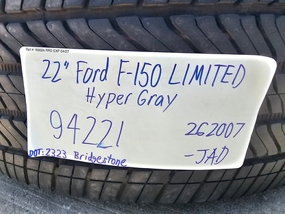 22" Ford F-150 LIMITED Plus OEM 94221 rims wheels Expedition 2025 2026 2027 NEW