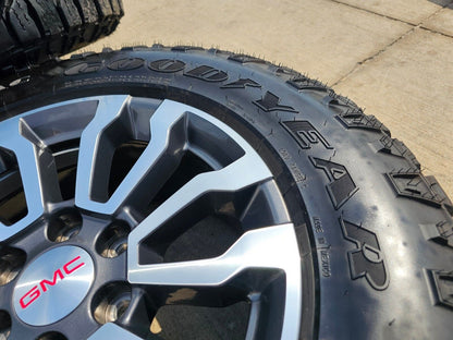 18" GMC Sierra AT4X Chevy Silverado Trail Boss OEM 5909 wheels rims DURATRAC