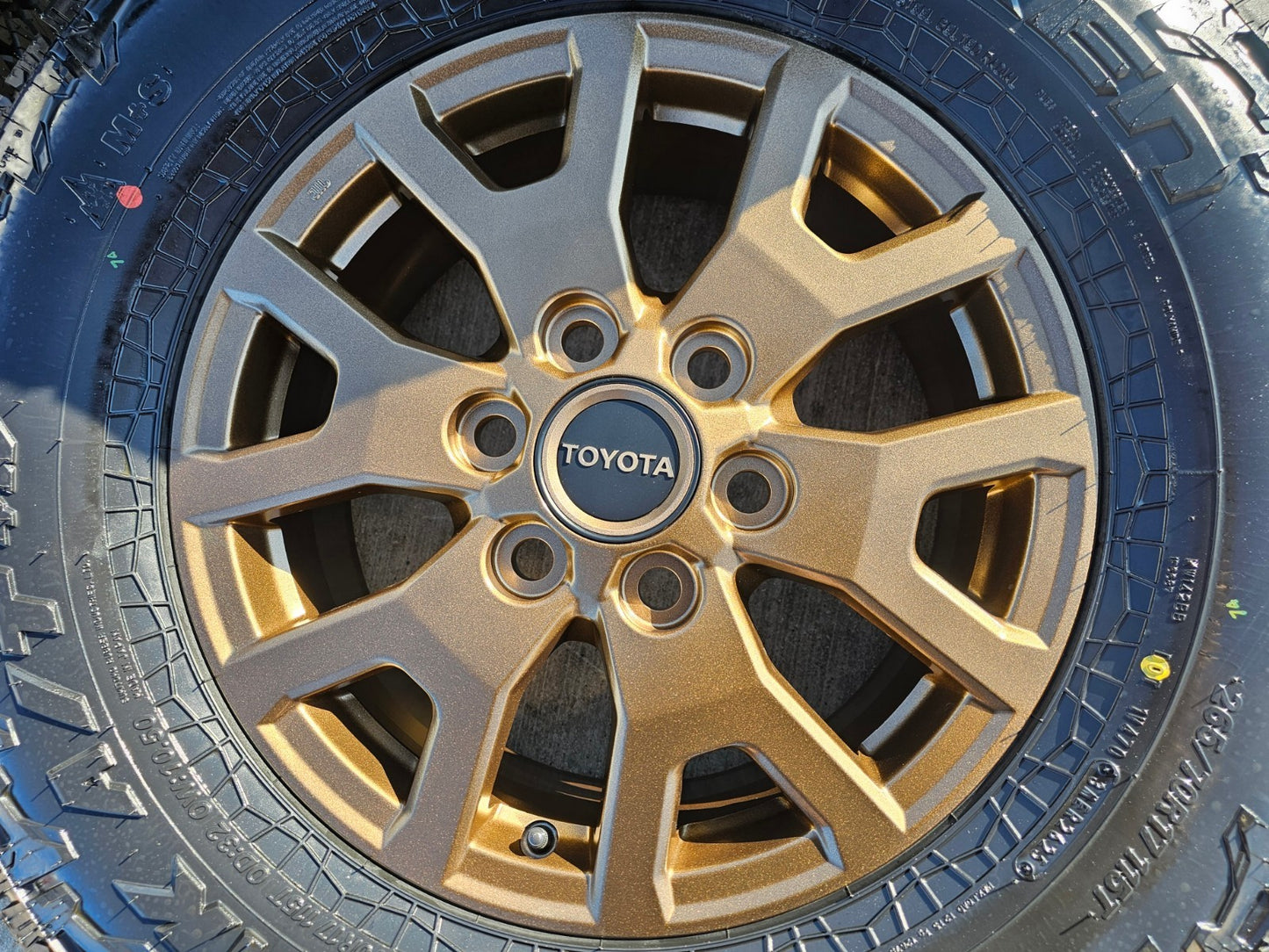 17" Toyota Tacoma 4Runner TRD OEM 94254 10637 BRONZE wheels rims 2025 2026 NEW