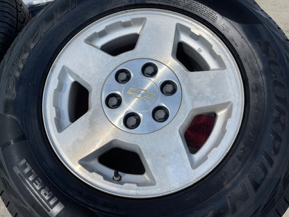 17" Chevy Tahoe Silverado Suburban Z71 OEM 5196 wheels rims tires SET