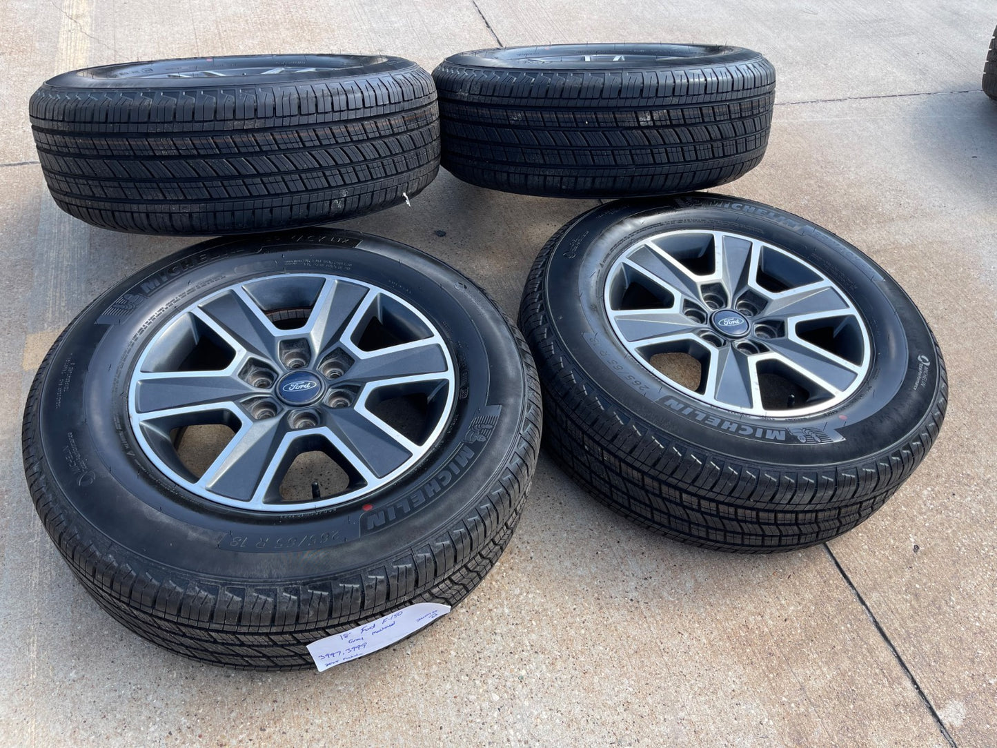 18" Ford F-150 Expedition OEM rims wheels 3997 3999 tires NEW MICHELIN