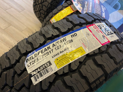 (1) 265/70/17 Falken Wildpeak A/T4 AT4W tire LT 10 ply load range E HD NEW