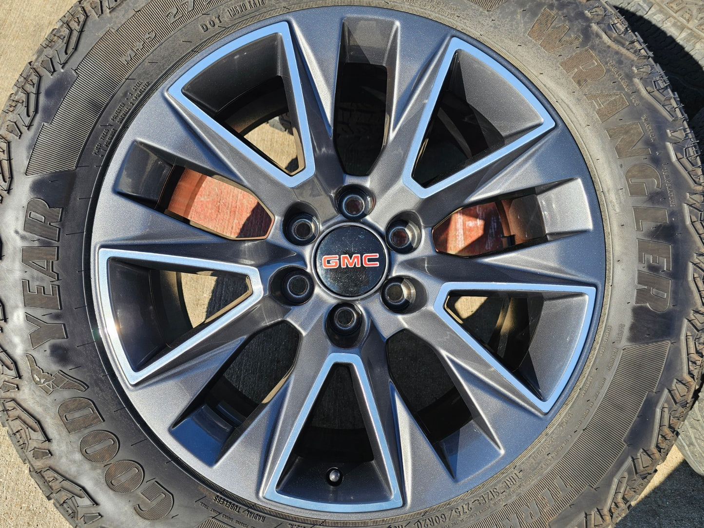 20" Chevy Tahoe Silverado OEM 5919 wheels rims GMC Yukon tires GOODYEAR