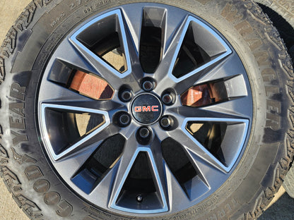 20" Chevy Tahoe Silverado OEM 5919 wheels rims GMC Yukon tires GOODYEAR