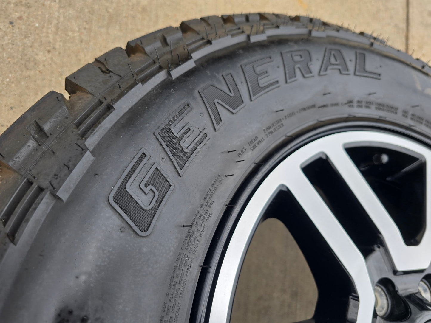 17" INEOS Grenadier OEM 8775 black wheels rims 2023 2024 2025 2026 GENERAL NEW