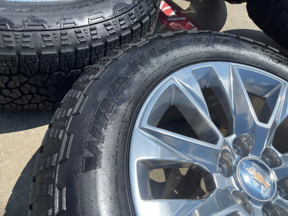 20" Chevy Tahoe Silverado LTZ 5920 OEM wheels rims Yukon SET GOODYEAR A/T