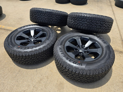 18" Dodge Ram 1500 Rebel Black OEM wheels rims 2671 tires 2023 2024 2025 NEW