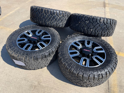 20" GMC Sierra AT4 2500 3500 OEM wheels rims 5950 Silverado KENDA 35" SET