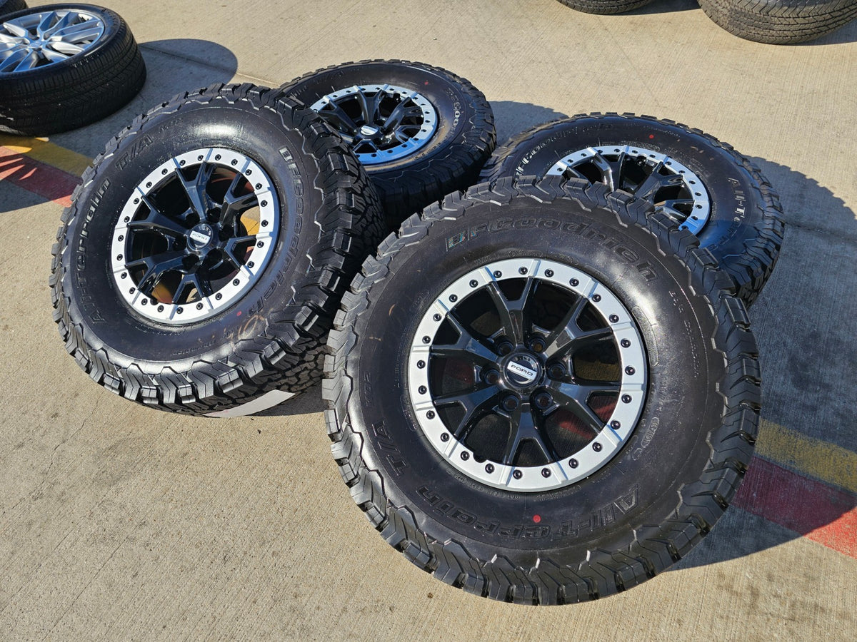 17" Ford F-150 Raptor R OEM Replica BEADLOCK 10460 rims wheels 35" SET BFG NEW