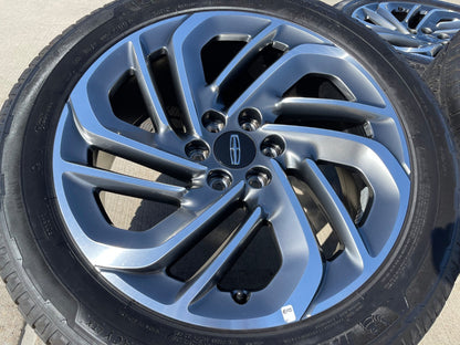 22" Lincoln Navigator OEM 94225 rims wheels BLACK LABEL 2025 2026 MICHELIN