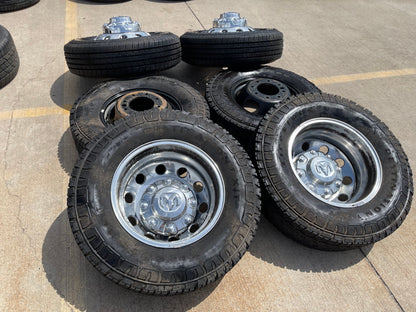 17" Dodge Ram 3500 Dually Laramie 8x200 wheels rims 2701 2702 OEM FIRESTONE