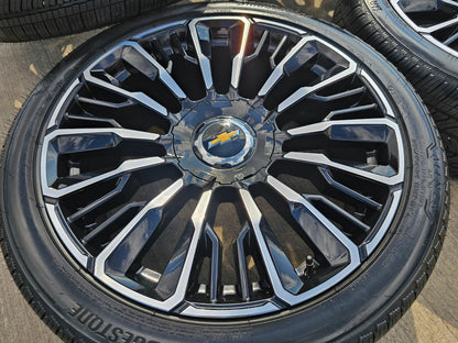 24" Chevy Tahoe Suburban Silverado OEM High Country wheels rims 2025 2026 NEW