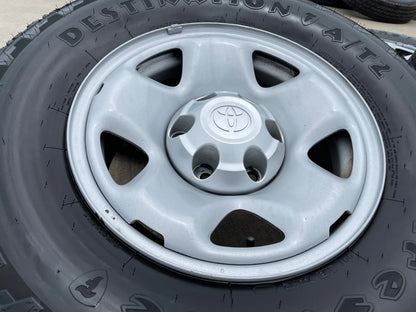 16" Toyota Tacoma OEM steel wheels rims 75192 tires FIRESTONE