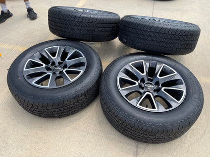 20" Chevy Tahoe Silverado OEM 5919 wheels rims GMC Yukon tires HANKOOK A/T2 NEW