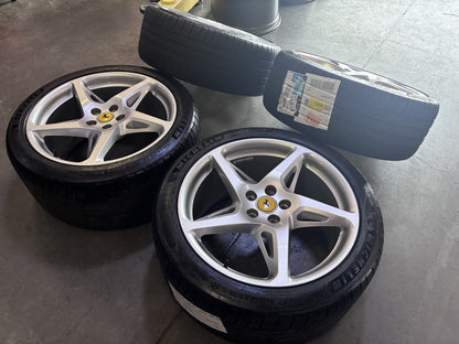 20" Ferrari 458 Italia 488 OEM 262892 262893 wheels rims SET FORGED MICHELIN