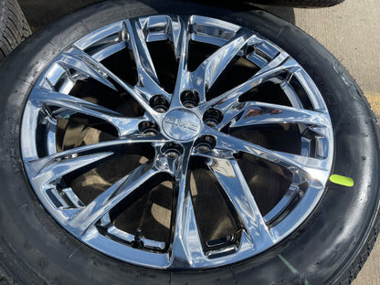 22" GMC Yukon Sierra Escalade OEM 95027 4875 wheels rims CHROME 2025 2026 NEW