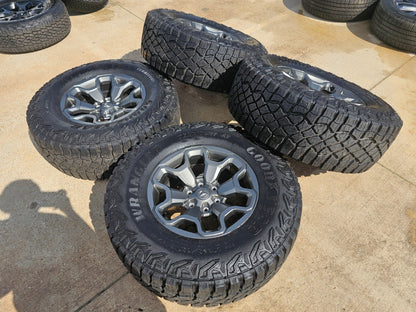18" Dodge Ram 1500 TRX RHO GRAY OEM 66002 wheels rims SET TERRITORY A/T 35"