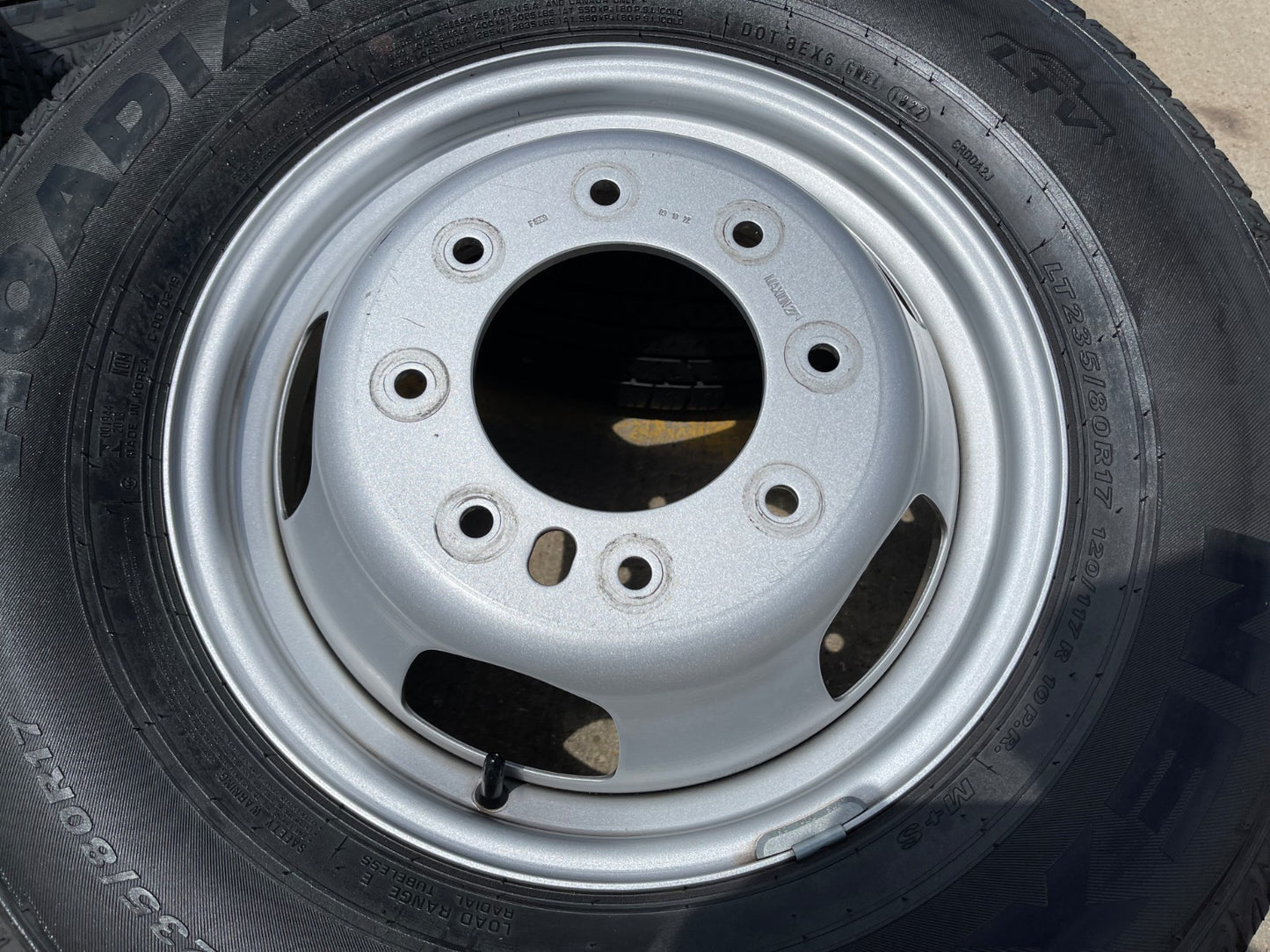 17" Dodge Ram 3500 Dually 8x200 wheels rims 2703 2704 OEM NEXEN tires