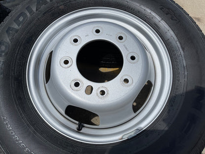 17" Dodge Ram 3500 Dually 8x200 wheels rims 2703 2704 OEM NEXEN tires