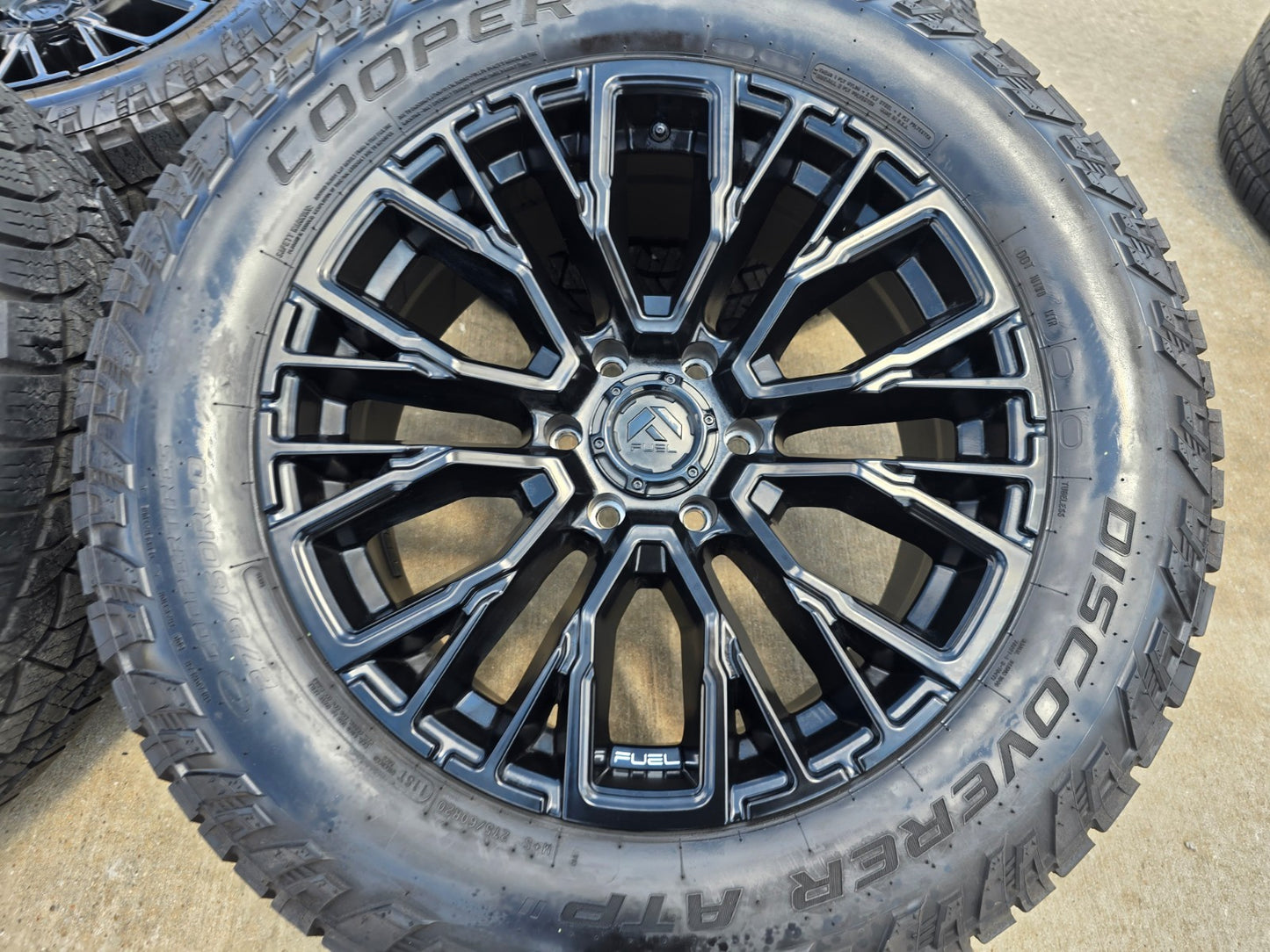 20x9 Fuel Rebar D847 Chevy Silverado RAM Tacoma wheels rims 6x139 6x5.5 tires