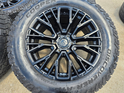 20x9 Fuel Rebar D847 Chevy Silverado RAM Tacoma wheels rims 6x139 6x5.5 tires