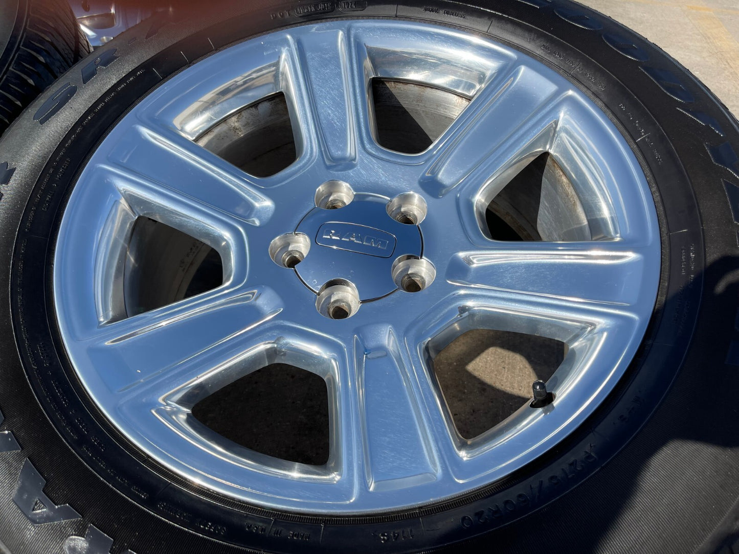 20" Dodge Ram 1500 OEM wheels rims 2561 2502 tires 2016 2017 2018 2019 2020 2021