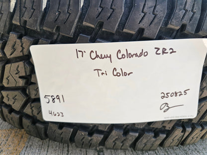 17" Chevy Colorado ZR2 OEM 5891 wheels rims tires GMC Canyon NEW NITTO