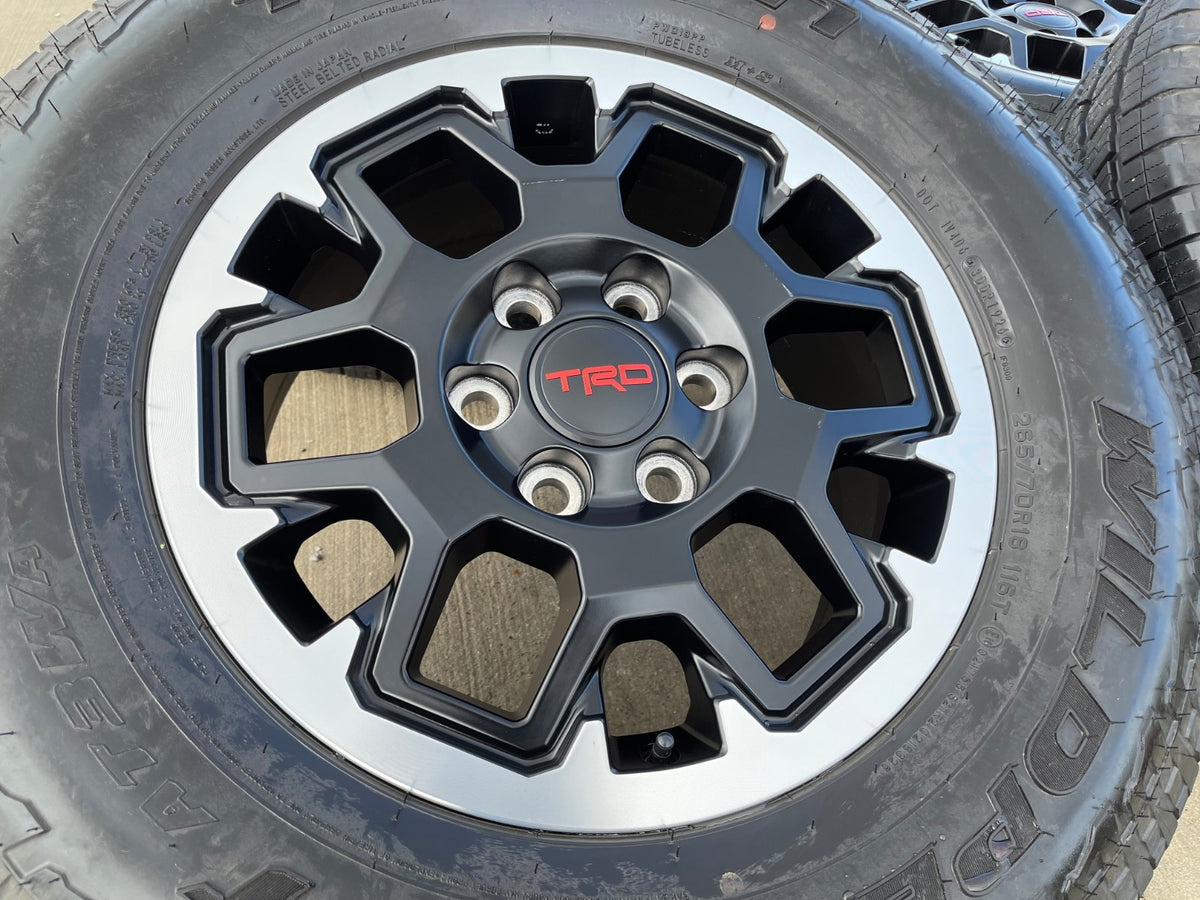 18" Toyota Tacoma 4Runner TRD OEM 94199 wheels rims 2024 2025 2026 2027 SET NEW