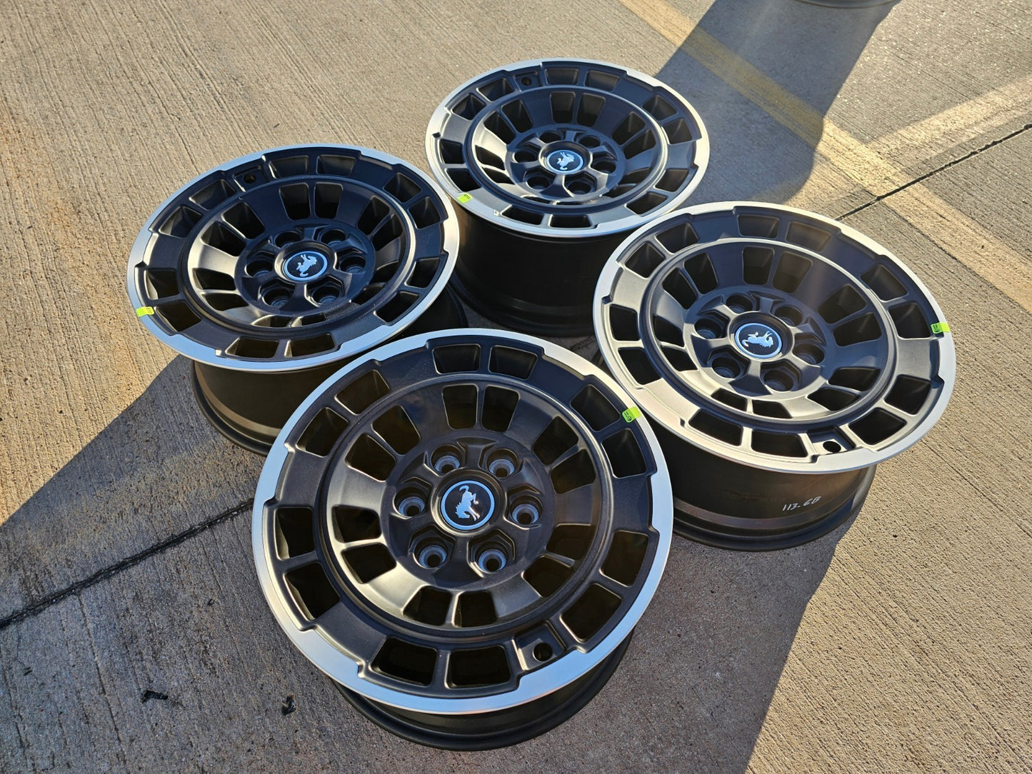 (4) 17" Ford Bronco wheels rims OEM 22025 Ranger 2023 2024 2025 2026 NEW