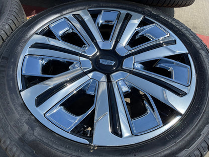 24" Cadillac Escalade IQ PLATINUM EV OEM 8x165 wheels rims Hummer 2500 2025 NEW