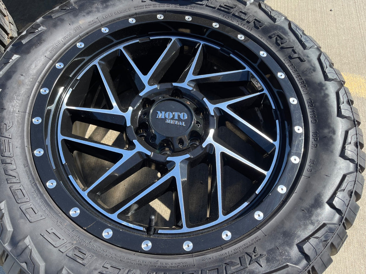 20x9 20" MOTO METAL MO985 Breakout Silverado RAM Tacoma wheels rims 6x139 6x5.5