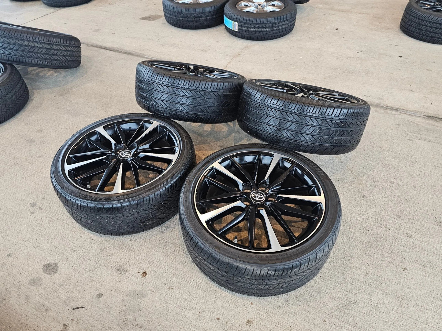 19" Toyota Camry OEM TRD black wheels rims 75222 Avalon Lexus