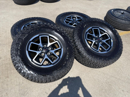 17" Jeep Wrangler Rubicon OEM wheel rim Gladiator spare A/T3 2024 2025 NEW