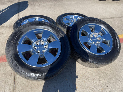 20" GMC Sierra Yukon DENALI OEM wheels rims 5419 BRIDGESTONE DUELER A/T NEW