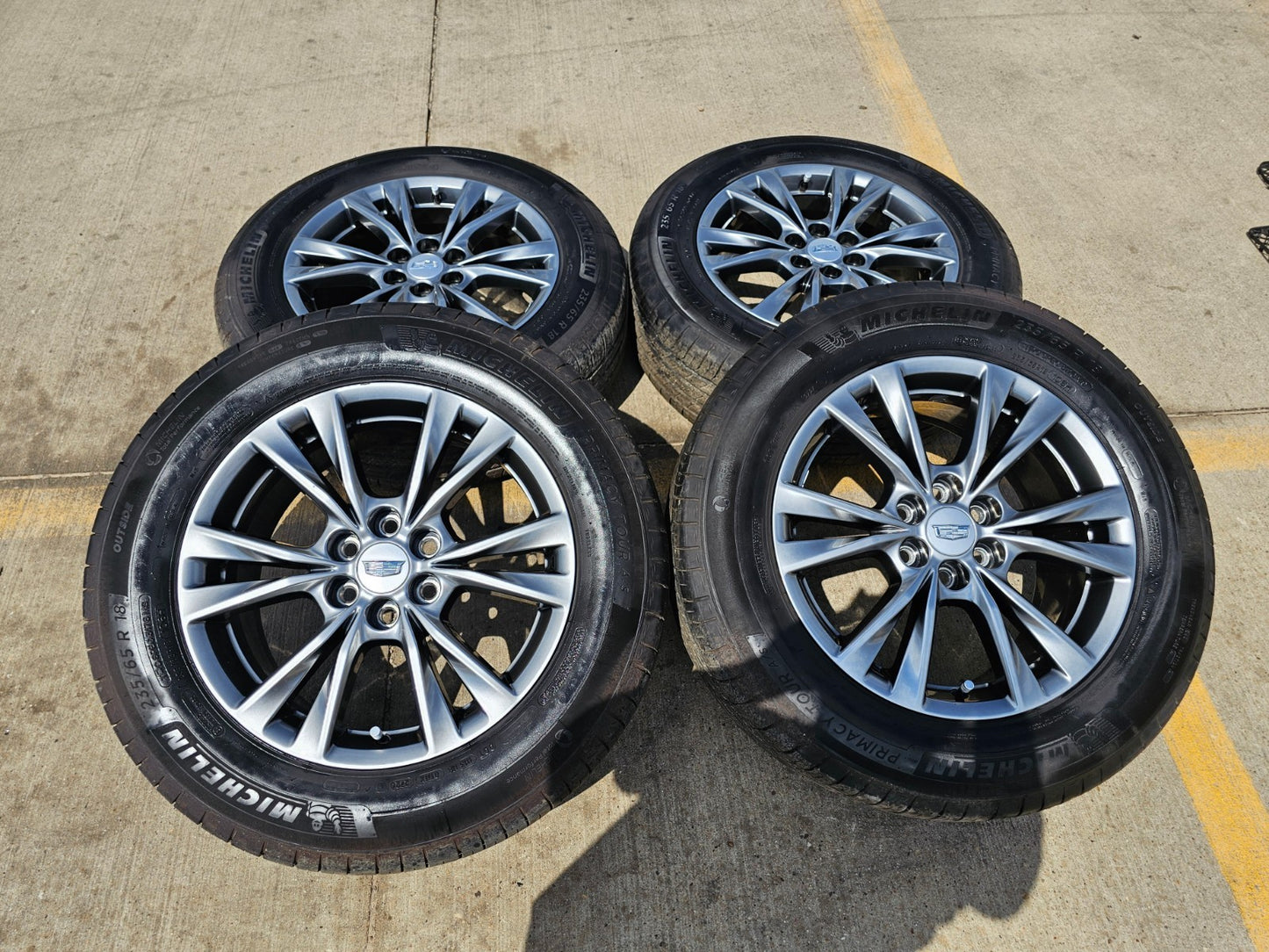 18" Cadillac XT6 XT5 SRX OEM 4844 wheels rims Chevy Blazer Acadia MICHELIN