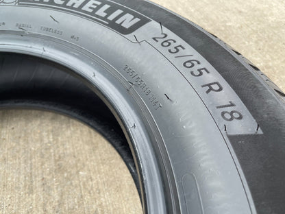 265/65/18 Michelin Primacy LTX tire F-150 Sierra Tahoe Silverado NEW TAKE OFF