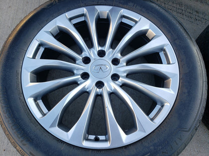 22" Infiniti QX80 QX56 Nissan Titan OEM 62799 73770 wheels rims tires SET