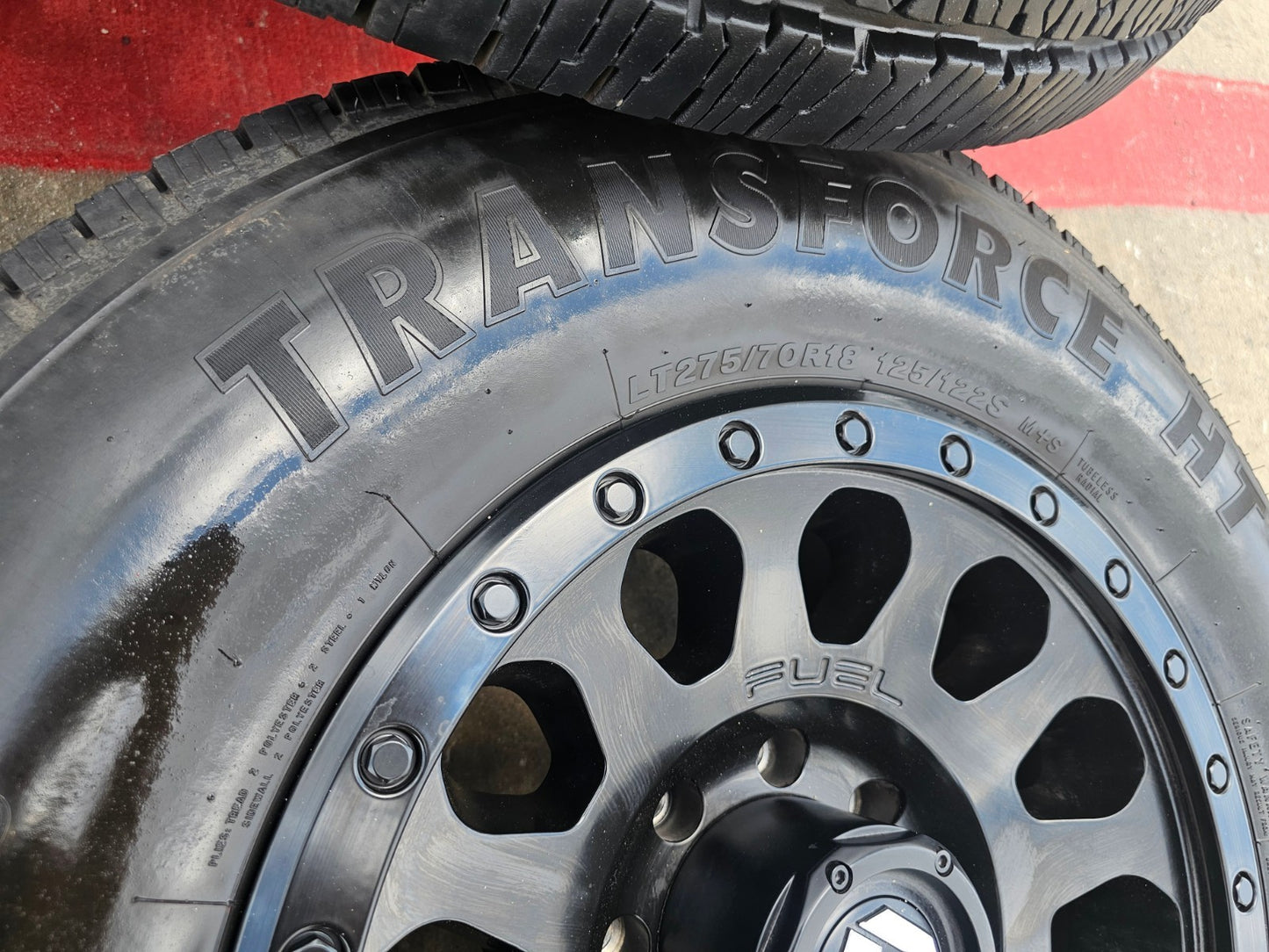 18" FUEL Vector D579 Dodge Ram 2500 3500 wheels rims SET FIRESTONE