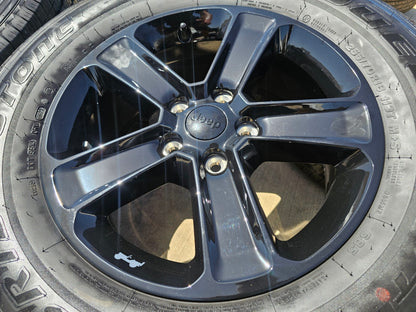 18" Jeep Wrangler Sahara OEM 9221 9255 wheels rims 2020 2021 2022 2023 2024 2025
